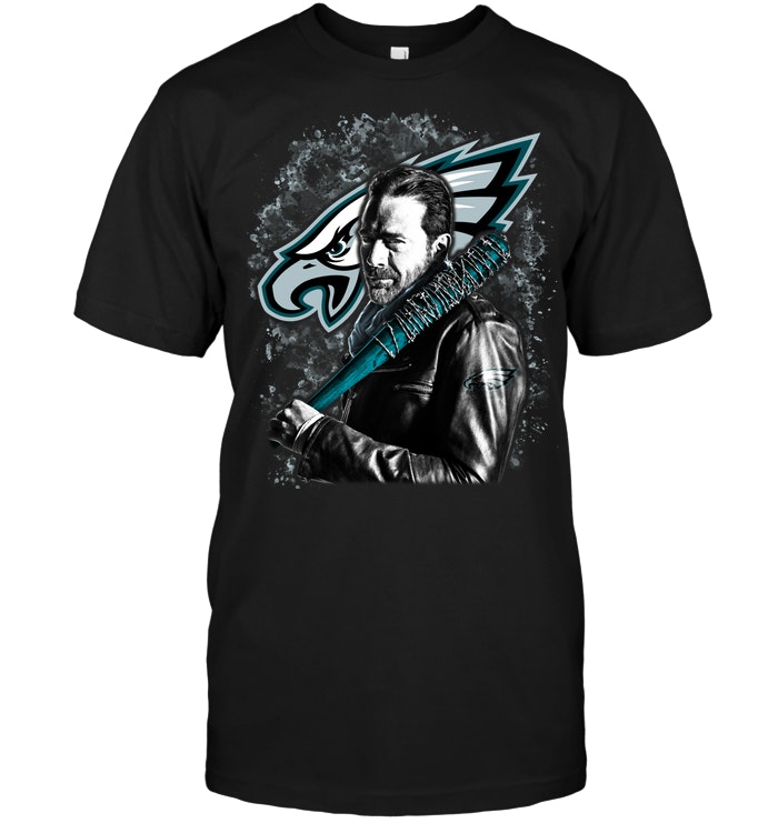 Philadelphia Eagles "walking Dead" Negan T-Shirt Philadelphia Eagles "walking Dead" Negan T-Shirt